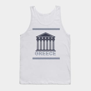 In this work we see the legendary Greek Acropolis. Ancient Greece is the cradle of the modern world. Tank Top